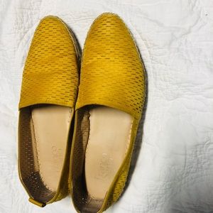 Franco Sarto gold shoes.